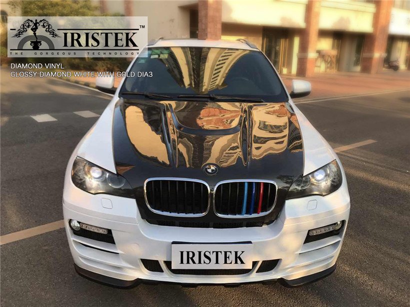 IRISTEK-Find Iristek Diamond Vinyl Glossy Diamond White With Gold-8