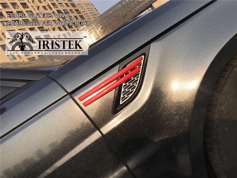 IRISTEK-Iristek Pearl Glitter Vinyl Black - Iristek Car Wrap Vinyl-9