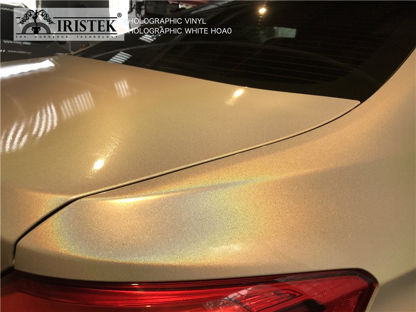 IRISTEK-Iristek Holographic Vinyl White - Iristek Car Wrap Vinyl-7