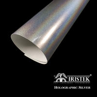 IRISTEK Silver Holographic Car Wrap Vinyl