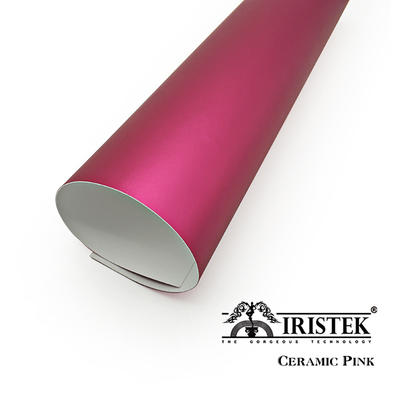 IRISTEK Satin Chrome Vinyl Ceramic Pink