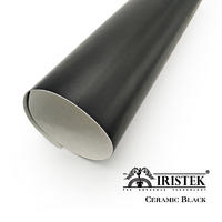 IRISTEK Satin Chrome Vinyl Ceramic Black