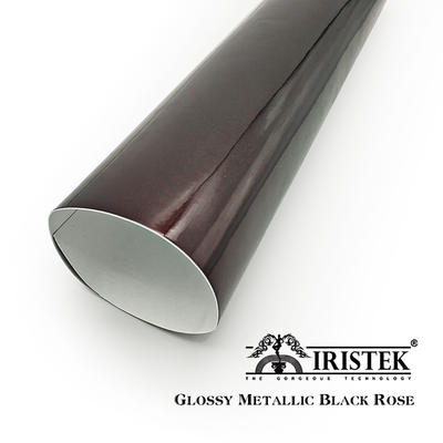IRISTEK High Glossy Metallic Vinyl Black Rose